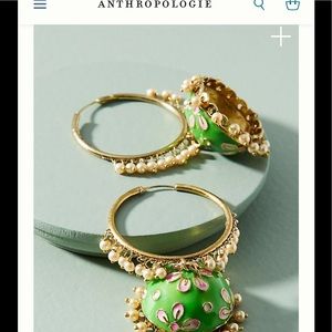 Anthroplogie Anjuna Hoop Earrings